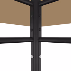 vidaXL Gazebo 3x3x2.7 m Taupe 180 g/mÂ² Lawn Outdoor Living Structure Canopy - Additional view 2