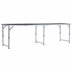 vidaXL Folding Beer Pong Table with Cups and Balls 240 cm Party Drinking Game - Additional view 3