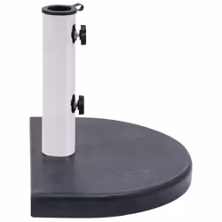 vidaXL Umbrella Base Black Granite Parasol Base Stand Holder Patio Outdoor
