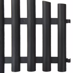vidaXL 17x Lawn Edging Anthracite 10 m PP Garden Lawn Edge Border Divider - Additional view 5