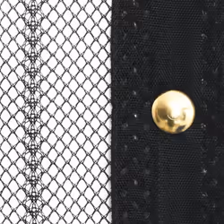 vidaXL 2x Insect Door Curtains with Magnet Blocks Black 210x90 cm Fly Screen - Additional view 5