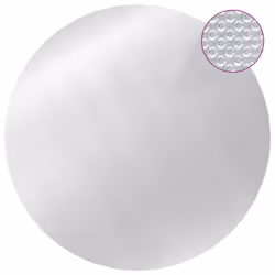 vidaXL Pool Cover Silver 300 cm PE Patio Garden Swimming Pool Protector Flim