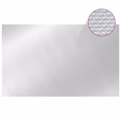 vidaXL Pool Cover Silver 260x160 cm PE Garden Swimming Pool Protector Flim