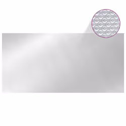 vidaXL Pool Cover Silver 450x220 cm PE Garden Swimming Pool Protector Flim