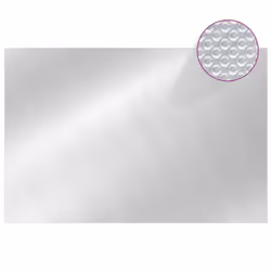 vidaXL Rectangular Pool Cover 600x400 cm PE Silver Garden Pool Protector Flim