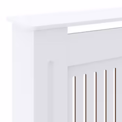 vidaXL MDF Radiator Cover White Heating Cabinet Heater Shelf Indoor Furniture - Additional view 11