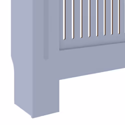 vidaXL MDF Radiator Cover Grey Heating Cabinet Heater Shelf Indoor Furniture - Additional view 6