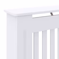 vidaXL MDF Radiator Cover White Heating Cabinet Heater Shelf Indoor Furniture - Additional view 4
