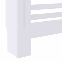 vidaXL MDF Radiator Cover White Heating Cabinet Heater Shelf Grill Furniture - Additional view 5