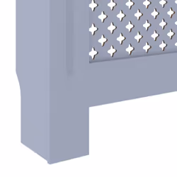 vidaXL MDF Radiator Cover Grey Heating Cabinet Grill Furniture Heater Shelf - Additional view 5