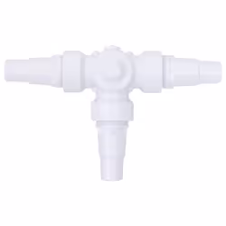 vidaXL Swimming Pool 3-Way Ball Valve White and Black Spa Accessory Fixture - Additional view 4