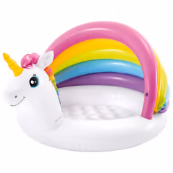 Intex Unicorn Inflatable Baby Pool Garden Patio Kids Splash Pond Water Swim Play Center