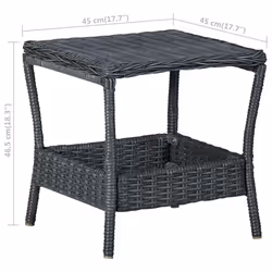 VidaXL 313306 outdoor table Grey - Additional view 5