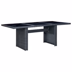 VidaXL 313309, Black, Grey, 2000 mm, 1000 mm, 740 mm