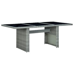 VidaXL 313311 outdoor table Black, Grey