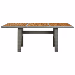 VidaXL 313312 outdoor table Brown, Grey