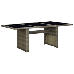 VidaXL 313313 outdoor table Black, Brown