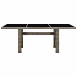 VidaXL 313313 outdoor table Black, Brown