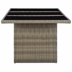 VidaXL 313313 outdoor table Black, Brown