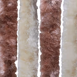 vidaXL Insect Curtain Beige and Light Brown 90x200 cm Chenille Doorway Screen - Additional view 2