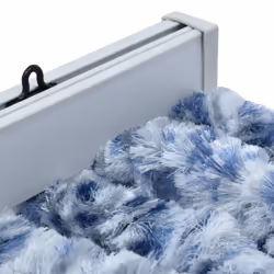 vidaXL Insect Curtain Blue and White 56x200 cm Chenille Doorway Fly Screen - Additional view 4