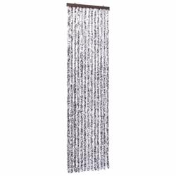 vidaXL Insect Curtain Brown and Beige 56x200 cm Chenille Doorway Fly Screen