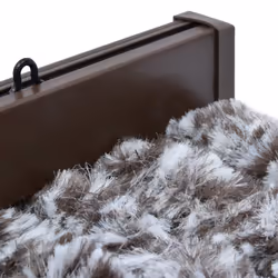 vidaXL Insect Curtain Brown and Beige 56x200 cm Chenille Doorway Fly Screen - Additional view 4