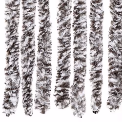 vidaXL Fly Curtain Door Curtain Fly Screen Fly Blind Insect Curtain Chenille - brown and beige, 118 x 220 cm - Additional view 4