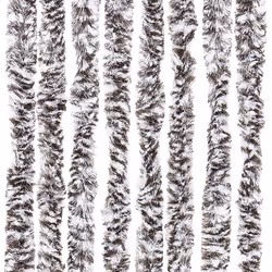 vidaXL Fly Curtain Door Curtain Fly Screen Fly Blind Insect Curtain Chenille - brown and beige, 118 x 220 cm - Additional view 5