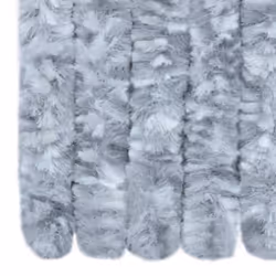 vidaXL Insect Curtain White and Grey 90x200 cm Chenille Doorway Fly Screen - Additional view 6