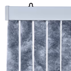 vidaXL Insect Curtain Silver 56x200 cm Chenille Doorway Mosquito Bug Screen - Additional view 5