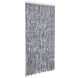 vidaXL Fly Curtain Door Curtain Fly Screen Fly Blind Insect Curtain Chenille - silver, 118 x 220 cm