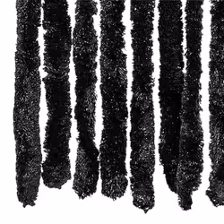 vidaXL Fly Curtain Door Curtain Fly Screen Fly Blind Insect Curtain Chenille - anthracite, 118 x 220 cm - Additional view 4