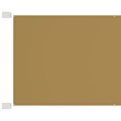 vidaXL Vertical Awning Oxford Fabric Patio Balcony Awning Multi Colours/Sizes - beige, 140 x 270 cm