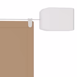 vidaXL Vertical Awning Oxford Fabric Patio Balcony Awning Multi Colours/Sizes - taupe, 140 x 420 cm