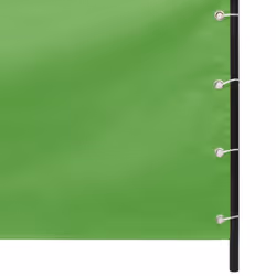vidaXL Balcony Screen Oxford Fabric Fence Screen Multi Colours Multi Sizes - light green, 80 x 240 cm - Additional view 2