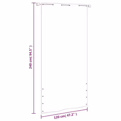 vidaXL Balcony Screen Oxford Fabric Fence Screen Multi Colours Multi Sizes - light green, 120 x 240 cm - Additional view 5
