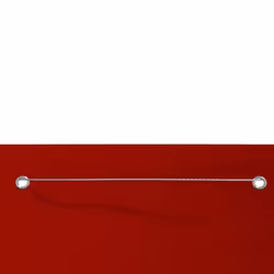 vidaXL Balcony Screen Oxford Fabric Fence Screen Multi Colours Multi Sizes - red, 120 x 240 cm - Additional view 2