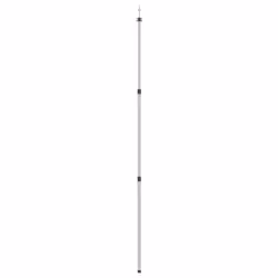 vidaXL Telescopic Tarp Pole Aluminum Adjustable Awning Poles Tent Stick Patio