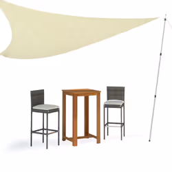 vidaXL Telescopic Tarp Pole Aluminum Adjustable Awning Poles Tent Stick Patio