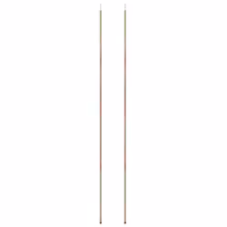 vidaXL 2x Sunshade Sail Poles Galvanised Steel Outdoor Tent Awning Stick Patio - Additional view 6