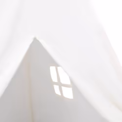 vidaXL Children Teepee Tent with Bag Peach Skin White Kid Baby Tipi Play House - Additional view 5