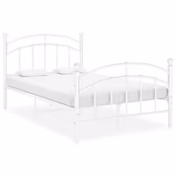 VidaXL 324974, White, 126 cm, 2.08 m, 99.5 cm, 1200 x 2000 mm, 1 pc(s)
