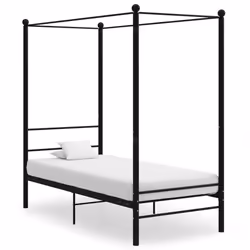 VidaXL 325051, Black, 96 cm, 2.08 m, 2.01 m, 900 x 2000 mm, 1 pc(s)