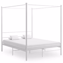 VidaXL 325064, White, 166 cm, 2.08 m, 2.01 m, 1600 x 2000 mm, 1 pc(s)
