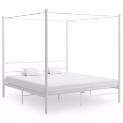 VidaXL 325067, White, 186 cm, 2.08 m, 2.01 m, 1800 x 2000 mm, 1 pc(s)