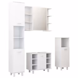 VidaXL 3056898, White, Wood, 600 mm, 320 mm, 535 mm, 80 cm