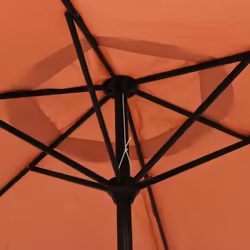 vidaXL Outdoor Parasol with Metal Pole Terracotta 300 cm Patio Home Umbrella - Additional view 4