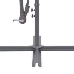 vidaXL Cantilever Garden Parasol with Aluminium Pole Umbrella Terracotta - Additional view 4