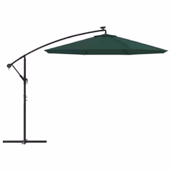 vidaXL Replacement Fabric for Cantilever Umbrella Green Sunshade Garden Patio